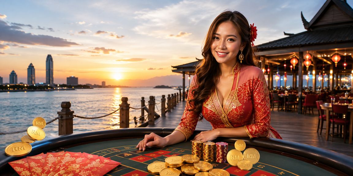 Bonus angpau merah gaya Melayu Sabah sebagai promosi loteri dalam talian